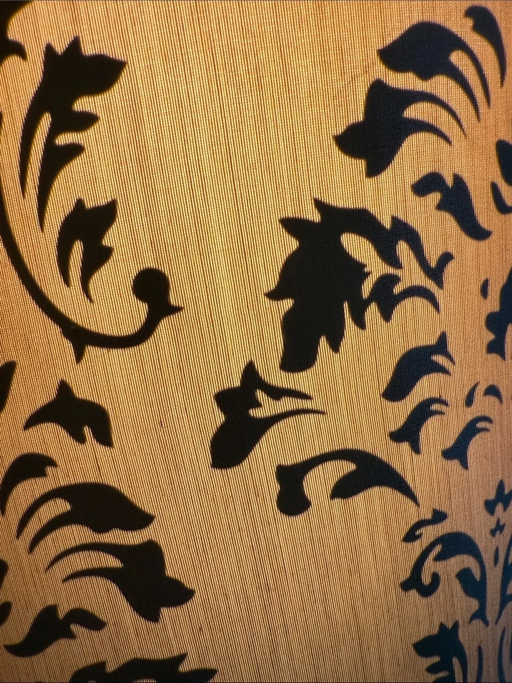 Classic Black Damask Table Lamp Shade - Home Accents